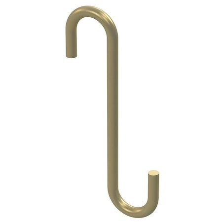 NATIONAL HARDWARE Modern Series Small SHook, 434 in H, Steel, Brushed Gold N275-515